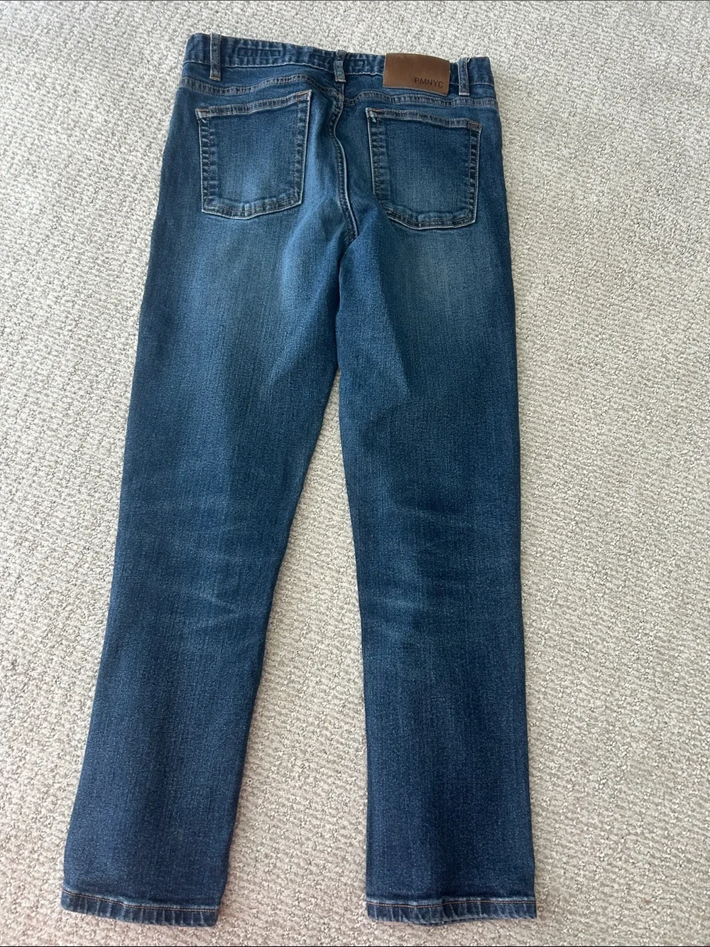 Men's Blue Straight Fit Jeans - Peter Manning